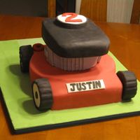 Lawnmower Took the picture before I put the handle in, oops!