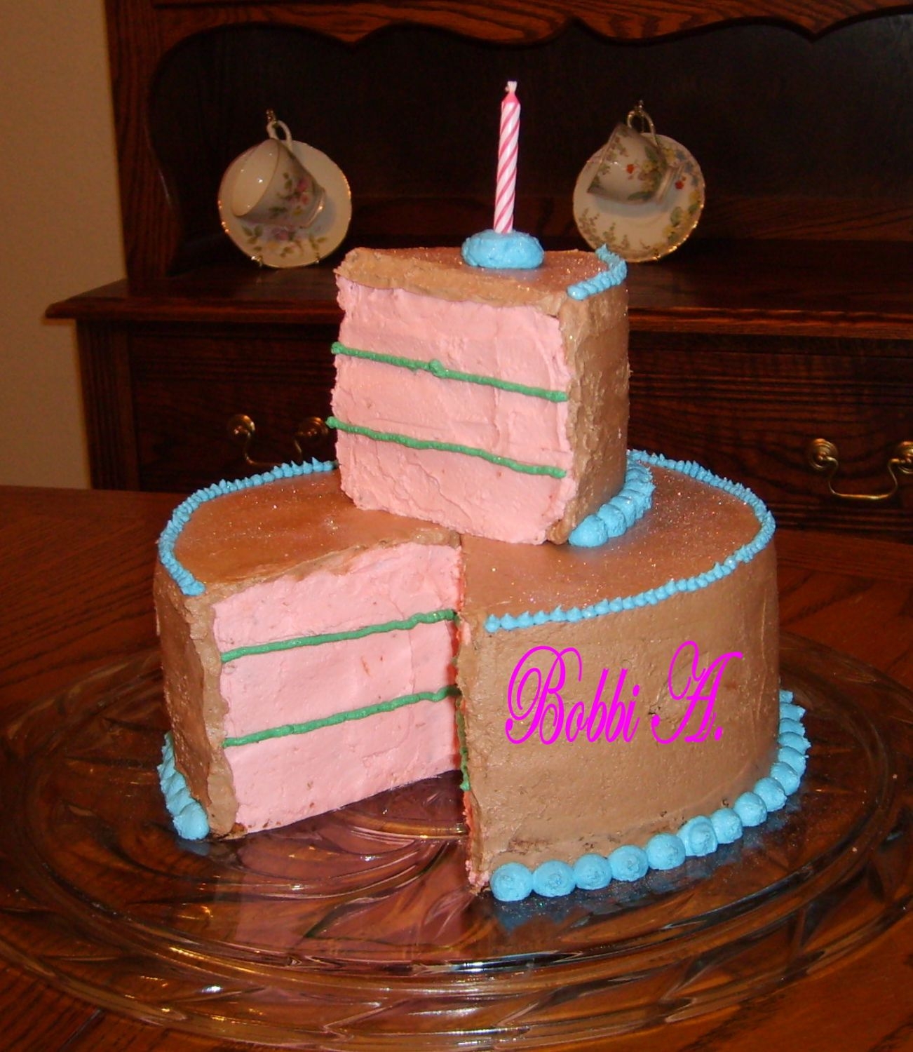 Happy Birthday Thanks to the wonderful and creative minds here on CC I was able to make this cake. I was asked to make a cake for a combined birthday...