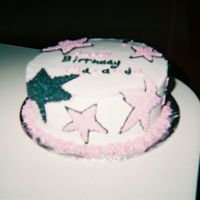 Stars Black And Pink This was a cake i made for a "Hollywood" themed birthday party. made out of bc