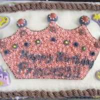 Princess Cake I made this with BC and then for the "jewels" i used skittles and nerds candys