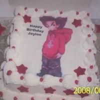 Boondock Cake For A 10 Year Old This is a chocolate cake with buttercream cing with mmf(stars) on the cake and board.
