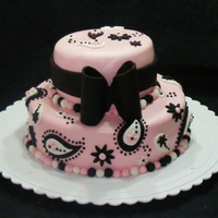 Birthday Cake I saw a cake like this one here on this site. Here is my version of it.