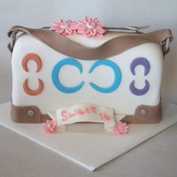 Coach Cake A fun version of a coach purse for a sweet 16. The mom came to me and had no idea what she wanted.. She said, "I trust you, suprise me...