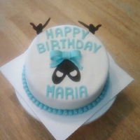 Ballet Theme A simple ballet themed cake