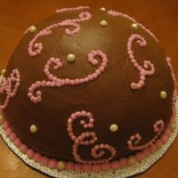 Chocolate Bridal Shower Cake I'm a relative newbie, so I know this could be better...but I thought it turned out cute and it was well received at a bridal shower...