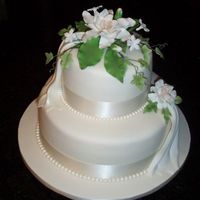 Small Cake Thank you so much to Jennifer Dontz (jennifermi) for graciously allowing me to copy her gardenia cake design. It's not nearly as...