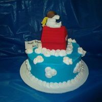 Snoopy And His Flying Dog House Based off of Snoopy vs The Red Baron a friend of mine asked for this for her son's birthday. It was alot of fun to make! I sculpted...