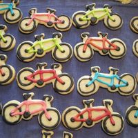 Bicycles Friends don't let friends drive drunk, but it is hard to keep them out of the icing bottles. I made them eat the really bad ones.