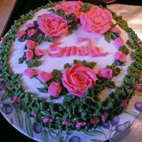 Just Because Had leftover BC and some batter..made this for home. Cocolate fudge cake w/bc