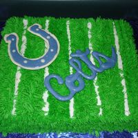 Super Bowl Cake I MADE THIS CAKE FOR MY DH FOR THE SUPERBOWL.