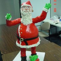 Santa Here is my Santa from the Bronwen Weber class. It was so much fun!! Great to see you again Sugarshack!!!