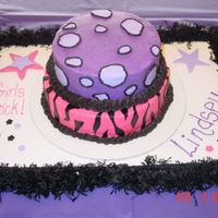 Girls Rock This cake was made for a co-worker's daughter. Very fun to make!