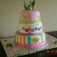 Courtney's Cake This was for a friend's daughter. Thanks to everyone for inspiration.
