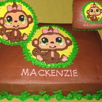 Monkey Here is LPS monkey...had fun with one. First time making choco bc...Let me know what you think...Cake weekend 2 of 6