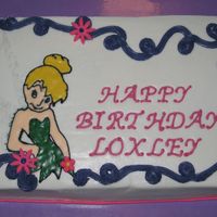 Tinkerbell Hello Everyone...Would love to know what you think about Tink!!!Thanks for looking!All buttercream w/ fondant accents...