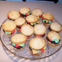 Burger Cupcakes Made these for a cookout we hosted. They were a big hit.