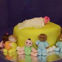 Final Cake - Fondant And Gumpaste This is a Chocolate Cake with a creamy Baileys Irish Creme filling. I call this my "Sugar Baby Cake"