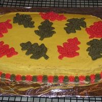 My Very First Cake A friend and I signed up to take a class which was cancelled so we decided to go ahead and try to do what we could on our own. This is my...