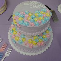 Retirement Party This is the first cake I have done that wasn't for family and my first tiered cake.