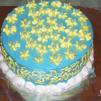 Whipped Icing This is my second cake from our makeshift class. I tried a box of wilton whipped icing.