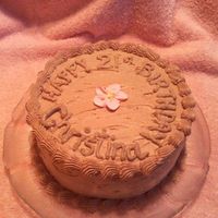 Chocolate Birthday normally, I would have smoothed the icing, but I just loved the look of this one not smoothed. I guess it was because it was chocolate?! I...