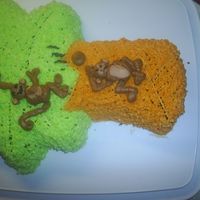 Monkeys In A Tree I bought the palm tree cake pan specifically to make this cake.