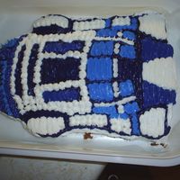 R2-D2 I made this for my son's second birthday.