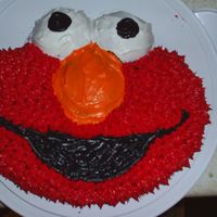 Elmo This is the first character cake I made. I made it for my son who was one and a half at the time.