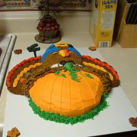 Thanksgiving Turkey Cake 