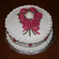 Course 1 Roses I'm really happy with how my Rose Cake came out. The roses look really hard to do but they aren't. I'm also really happy...