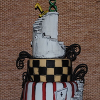 Tim Burton Inspired Cake My daughter's Tim Burton inspired birthday cake. Original design by : La Caketiere, on Flickr. Hers is way better (especially her...