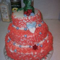 Baby Dragon trying out a recipe and did not work out right so one of my uglyest cakes