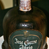 Tequila Bottle Birthday Cake - All edible!