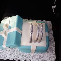 Tiffiany Box , Stackable Rings Blue tiffiany box, containing 3 stackable rings. My Physical Therapist got these rings from husband for her birthday . I decided to make a...