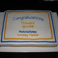 Rotary Honorary Member 