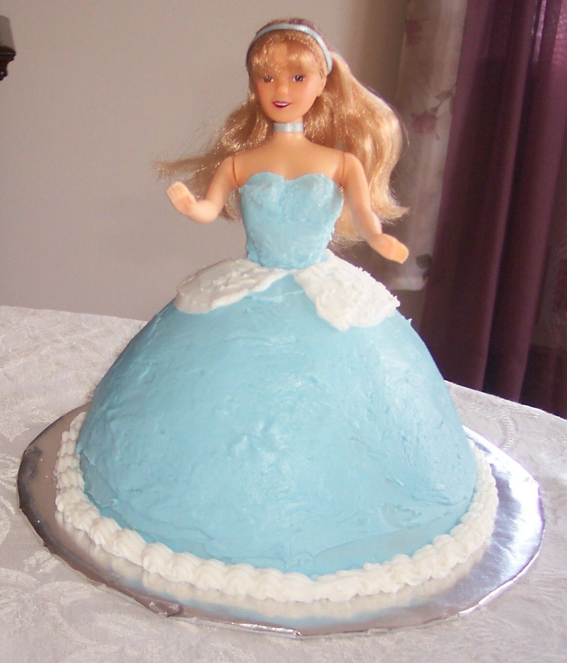 Doll Cake Made To Look Like Cinderella 