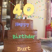 40Th Birthday My first attempt at tiers!