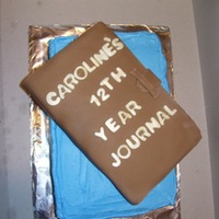 Birthday Journal Daughter wanted stacked books this year so I gave it a shot.