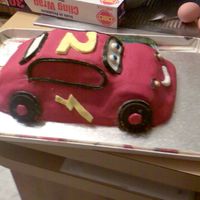 Cars Cake here is a side view of the cake I made for my nephew