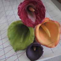 Cala Lillies my first time using my petal dusts :)