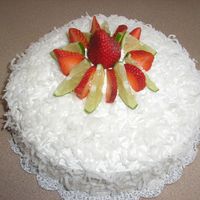 Key-Lime Coconut Cake 