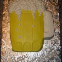 Beer Mug Cake For 21St Birthday I used an old Wilton pan (I think 1984 or so) that was given to me by a friend. It was a lot easier than I thought and everyone loved it.