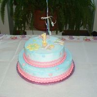 Hugs And Stiches Cake This was a cake I did for a first birthday to match the popular Hugs and Stiches partywear theme.