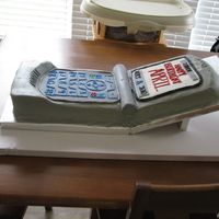 Cell Phone Cake This is a bday Motorola razr cake! It's don't in buttercream w/a few fondant accents(the screen and the key pad). My lovely...