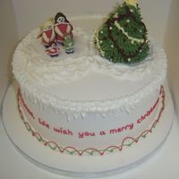 Christmas Cake Christmas cake for mt sister, she asked for me to model her children as if they were carol singing, this is the first time I had done any...