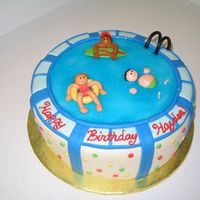 Pool Party This was for a friend's kid's pool party. I got some good ideas from some cakecentral folks, so thanks!