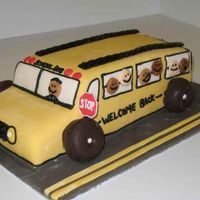 Back To School Bus My DH works for the school district as a counselor/psychologist. His co-workers have been asking for a cake for a while now, so this seemed...