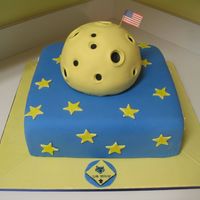 Boy Scout Space Cake THis was for a boy scout court of honor thing, and the theme was future/space. I got this idea from someone on cakecentral, but I can'...