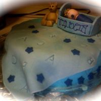 Baby Biscuit The picture took backwords, but with no name yet, my friend calls him "Biscuit". BC and fondant, TFL!