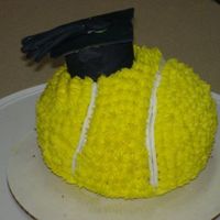 Tennis Graduation I made this cake for my cousin who was captain of the tennis team at Trinity University and graduated with honors! I had to travel a few...